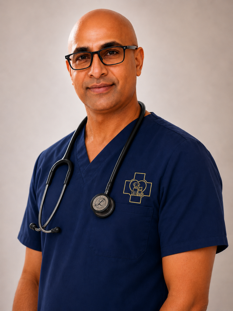 Dr Vadi Govender, Principal Veterinarian and Clinical Director at PETCAREVET-X