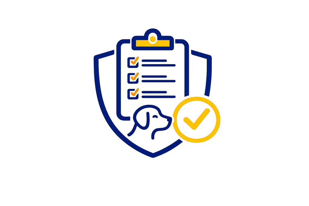 Evaluate — veterinarian assessing the clinical findings and priorities as the third stage of the PETCAREVET-X Clinical Pathway