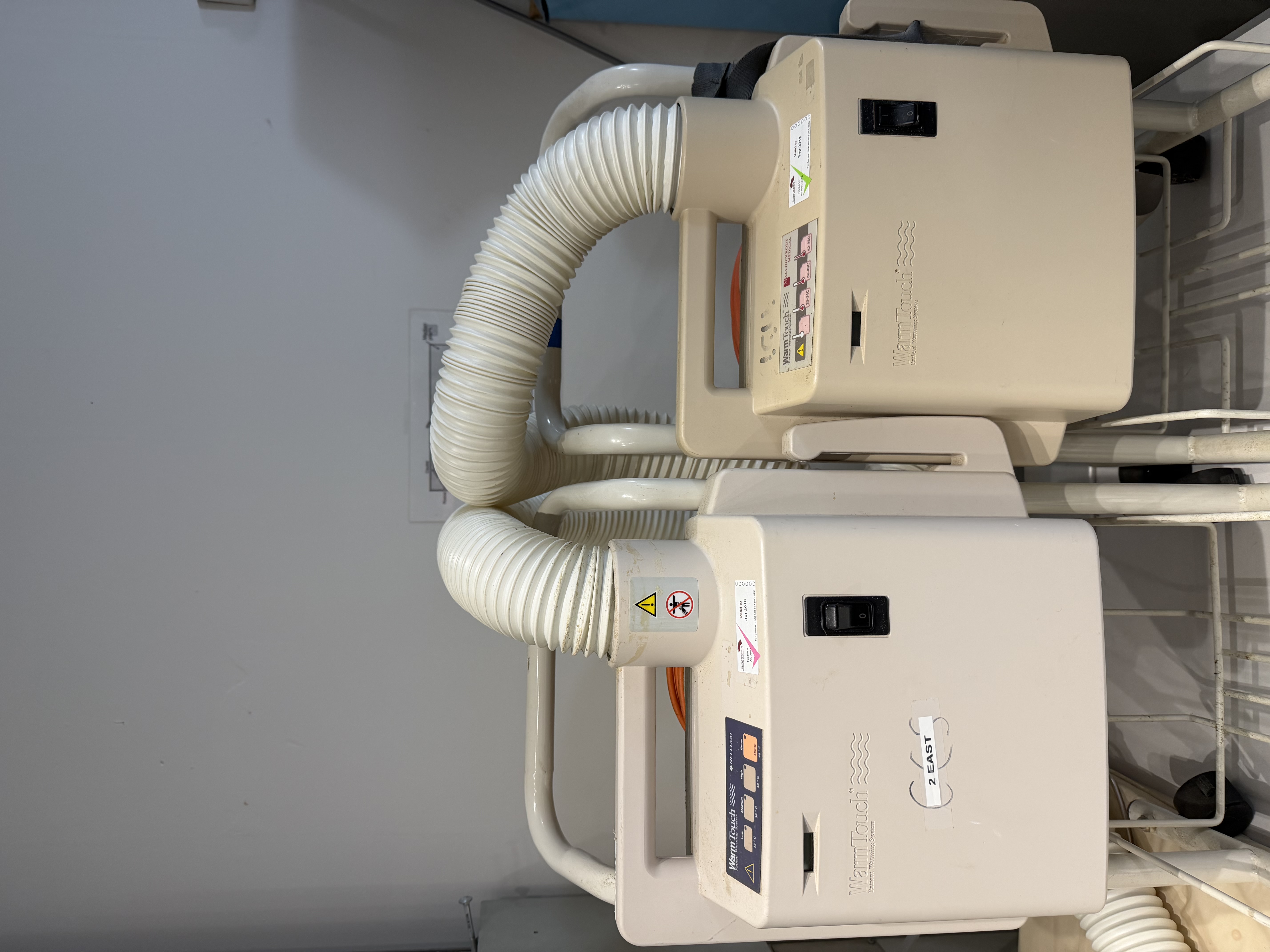 WarmTouch forced-air warming systems used at PETCAREVET-X to provide post-operative warming support during recovery.